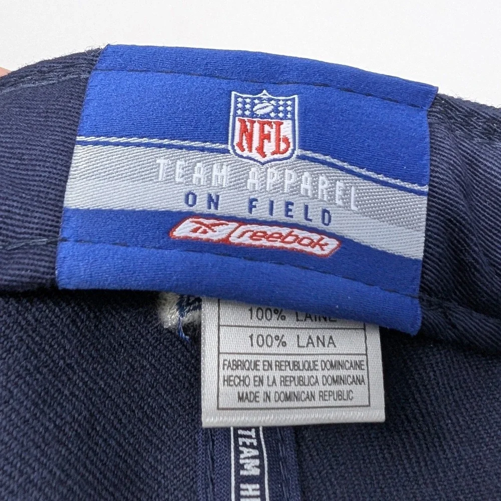 Reebok NWT LA Rams Fitted Hat Size 8 Flat Brim NFL 100% Wool Men's
